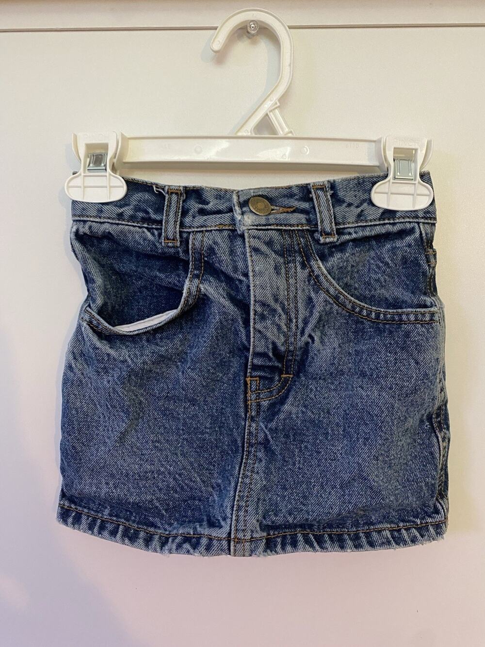 Vintage Jordache Kids Denim Skirt size 8
